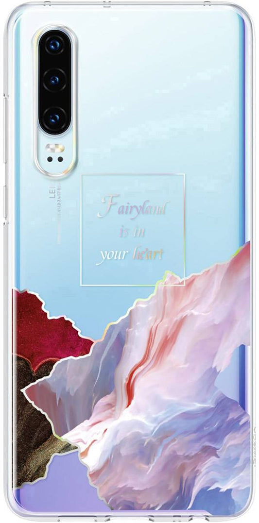 Puzdro pre Huawei P30, Floating Fairyland, Transparent 51993045