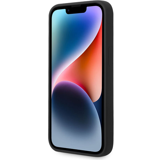 Puzdro pre Apple iPhone 14 Plus, Karl Lagerfeld, Silikónové telo Choupette, Čierna