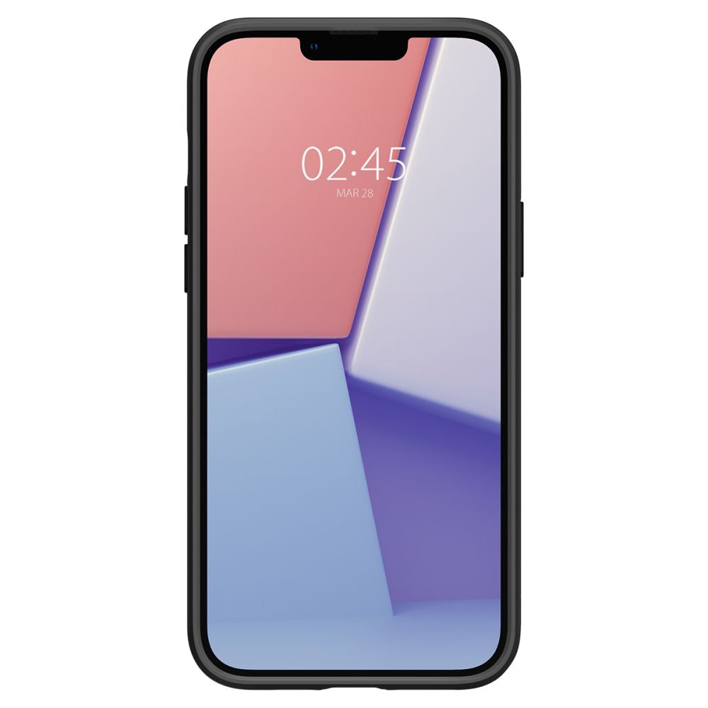 Puzdro pre Apple iPhone 14, Spigen, Liquid Air, Matná Čierna