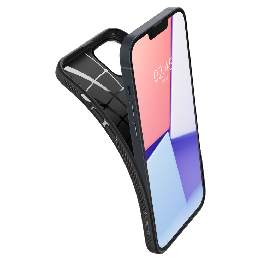 Puzdro pre Apple iPhone 14, Spigen, Liquid Air, Matná Čierna