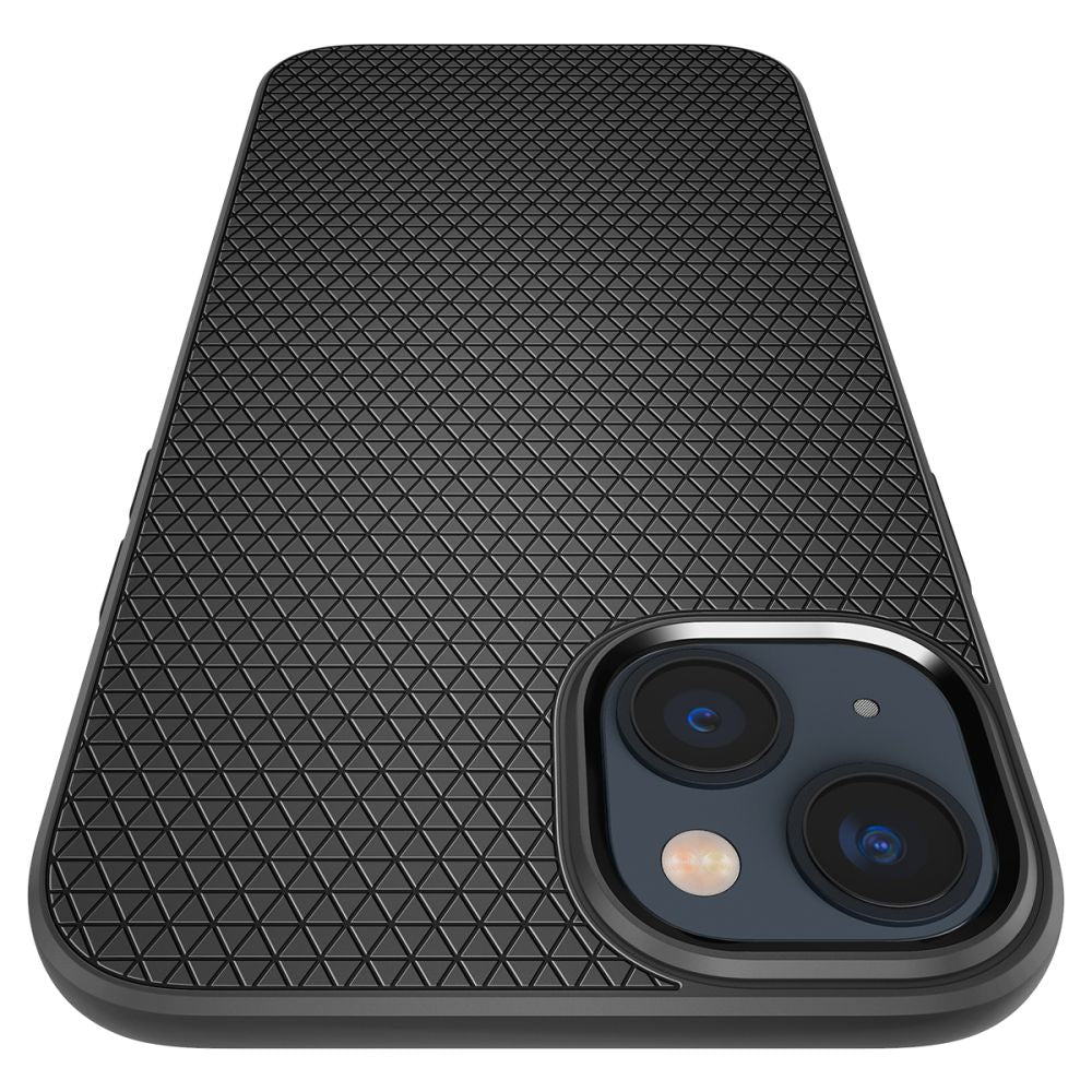 Puzdro pre Apple iPhone 14, Spigen, Liquid Air, Matná Čierna