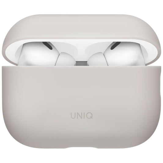 Puzdro UNIQ Lino pre Apple AirPods Pro 3, béžové