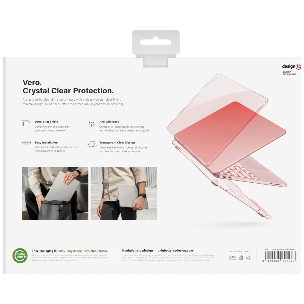 Puzdro UNIQ Vero pre Apple MacBook Neo 13 palcov, žlté