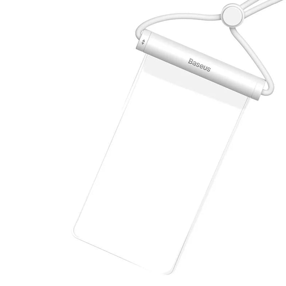 Univerzálny vodotesný obal, Baseus, AquaGlide Cylindrical, Biela P60263701213-00