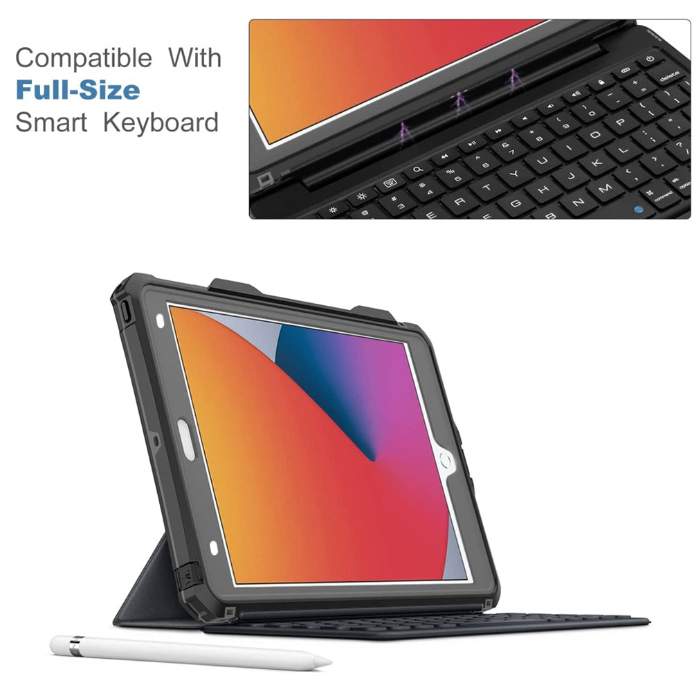 Vodotesné puzdro pre Apple iPad 10.2 (2021) / 10.2 (2020) / 10.2 (2019), ShellBox, čierne