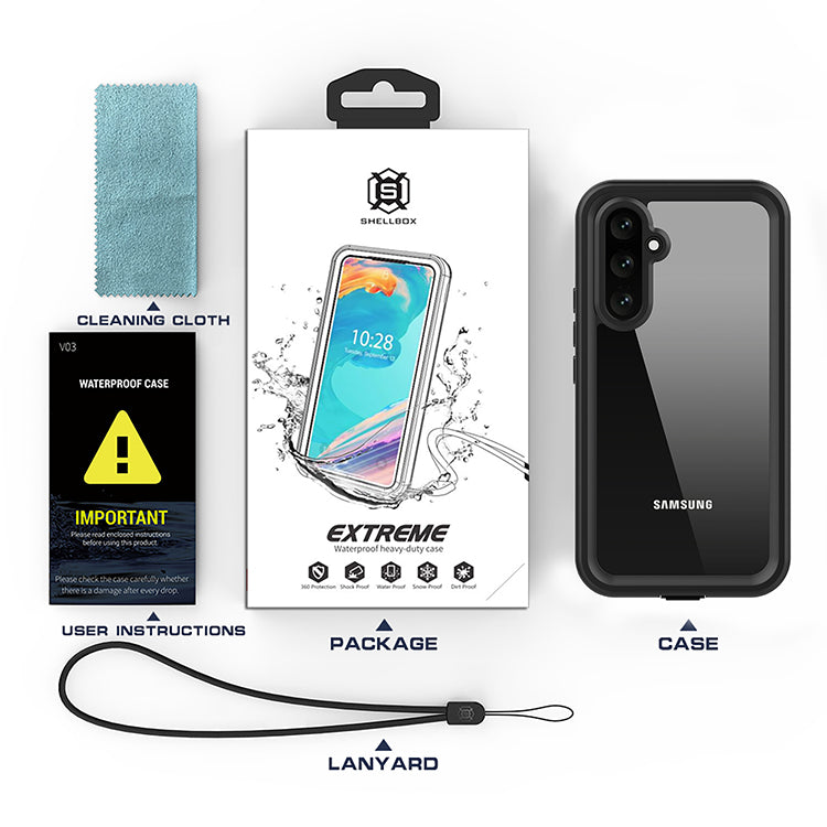 Vodotesné puzdro pre Samsung Galaxy A54 A546, ShellBox, čierne