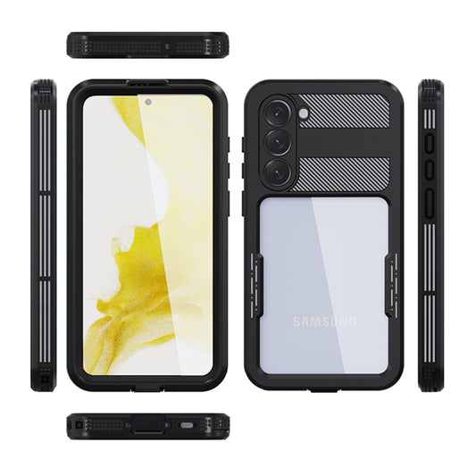 Vodotesné puzdro pre Samsung Galaxy S23+ S916, ShellBox, čierne