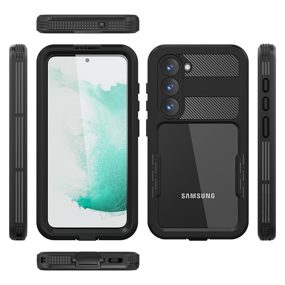 Vodotesné puzdro pre Samsung Galaxy S23 S911, ShellBox, čierne