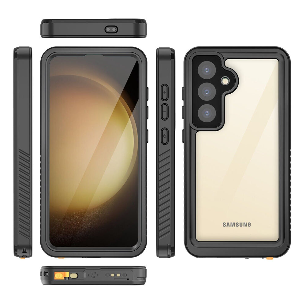 Vodotesné puzdro pre Samsung Galaxy S24+ S926, ShellBox, čierne