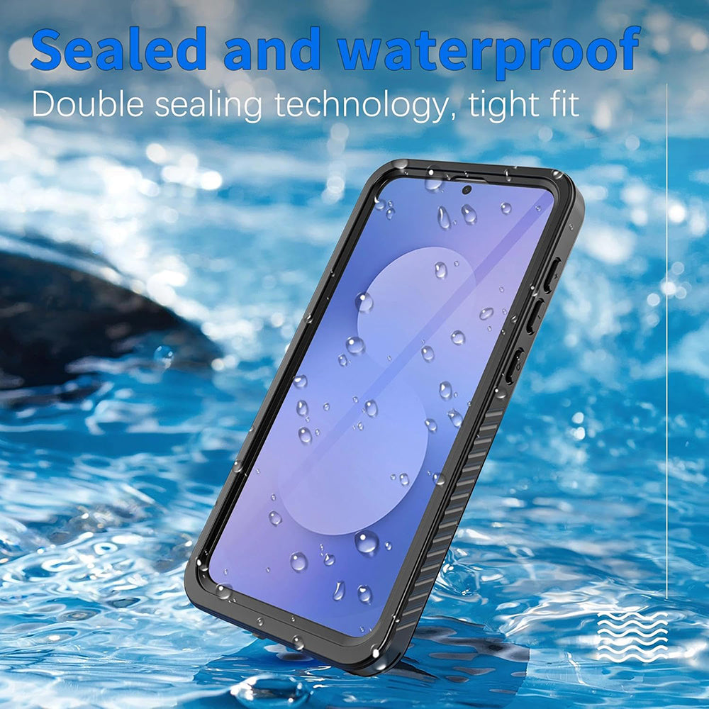 Vodeodolný obal pre Samsung Galaxy S25 FE, ShellBox, Čierny