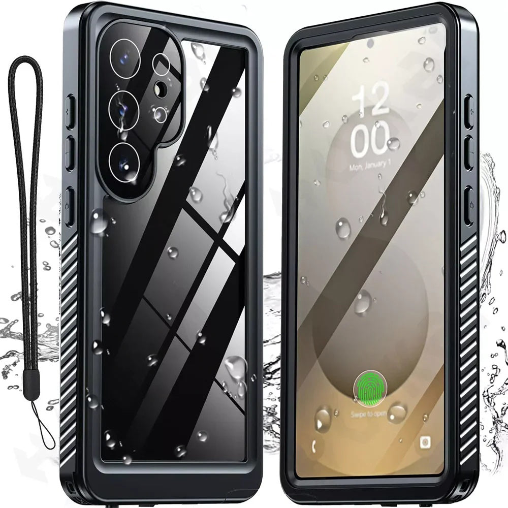 Vodotesné puzdro pre Samsung Galaxy S25 Ultra S938, ShellBox, čierne