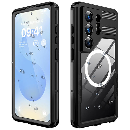 Vodotesné puzdro pre Samsung Galaxy S26 Ultra, ShellBox, Čierne