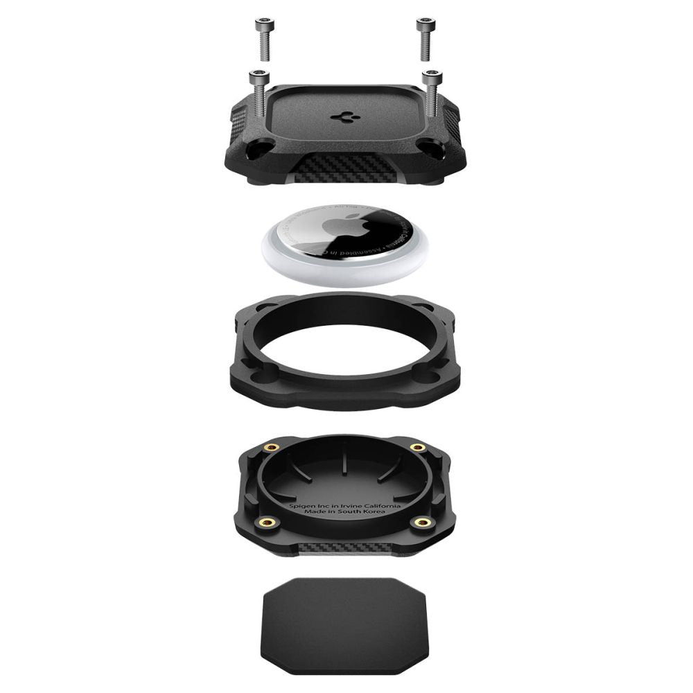 Vodeodolný kryt Spigen Tough Armor pre Apple AirTag, Čierny ACS09781