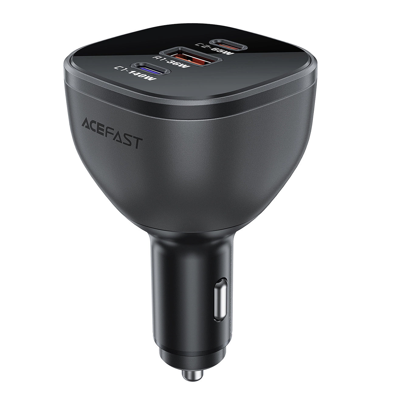 Auto nabíjačka Acefast B14, 165W, 5A, 1 x USB-A - 2 x USB-C, Čierna
