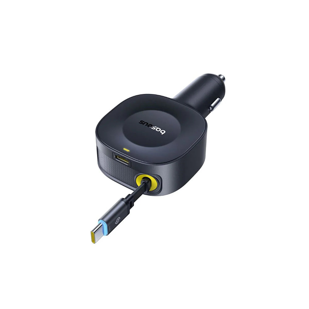 Baseus PrimeTrip VR2 Car Charger with USB-C Cable, 30W, 3A, 1 x USB-C, Black C0206400