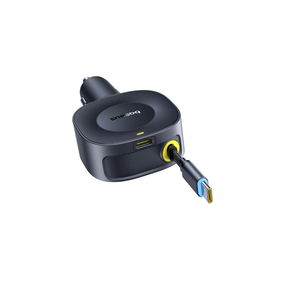 Baseus PrimeTrip VR2 Car Charger with USB-C Cable, 30W, 3A, 1 x USB-C, Black C0206400
