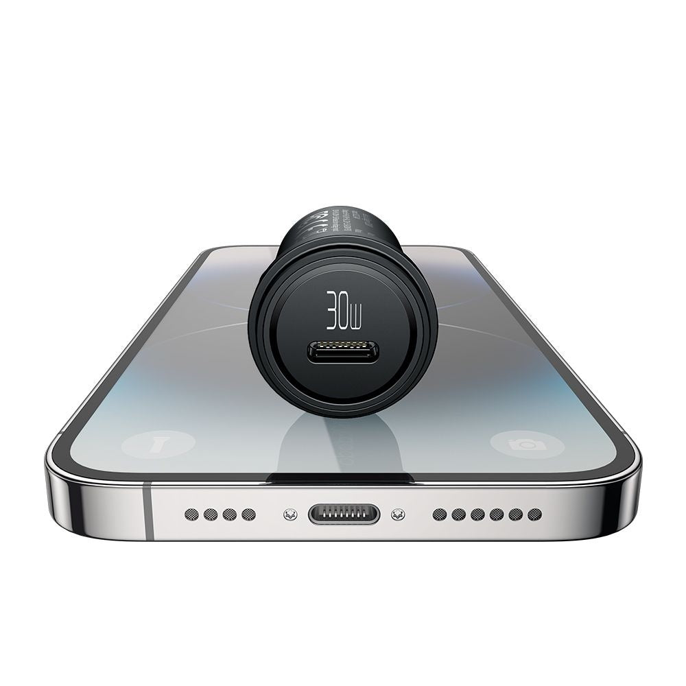 Auto nabíjačka s káblom USB-C McDodo CC-7493 Obsidian, 30W, 3A, 1 x USB-C, Čierna
