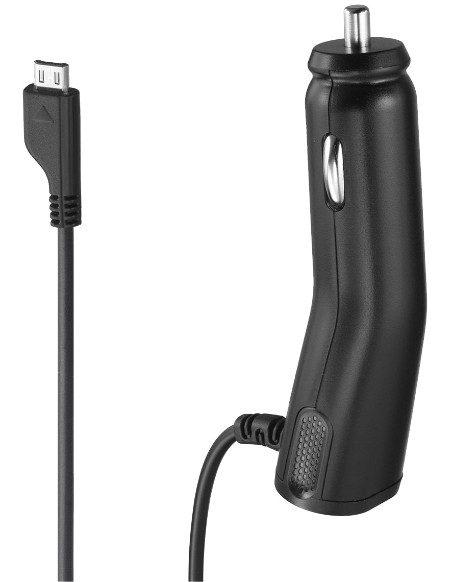 Samsung microUSB drôtová nabíjačka do auta, 3,5 W, 0,7 A, čierna, renovovaná ACADU10CBECSTD