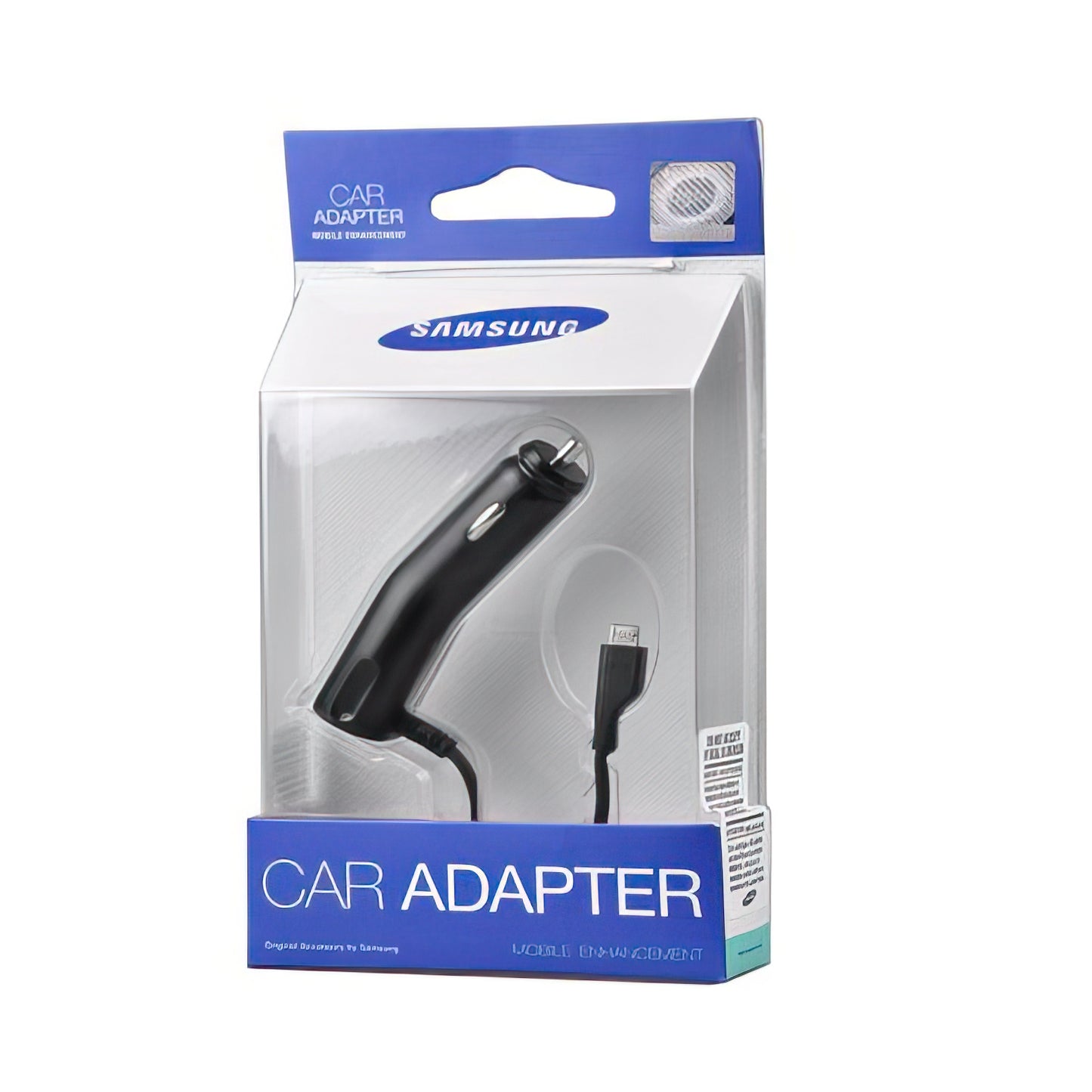 Samsung microUSB drôtová nabíjačka do auta, 3,5 W, 0,7 A, čierna, renovovaná ACADU10CBECSTD