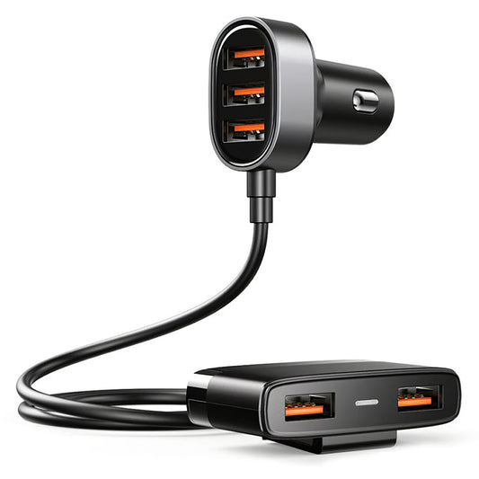 Nabíjačka do auta Joyroom JR-CL03, 21 W, 2,1 A, 5 x USB-A, čierna