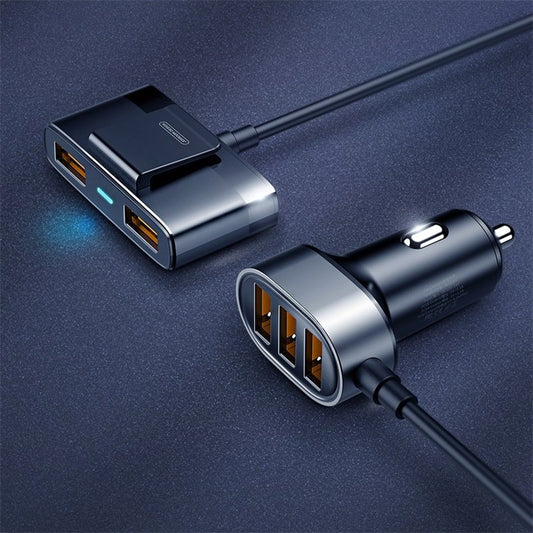 Nabíjačka do auta Joyroom JR-CL03, 21 W, 2,1 A, 5 x USB-A, čierna