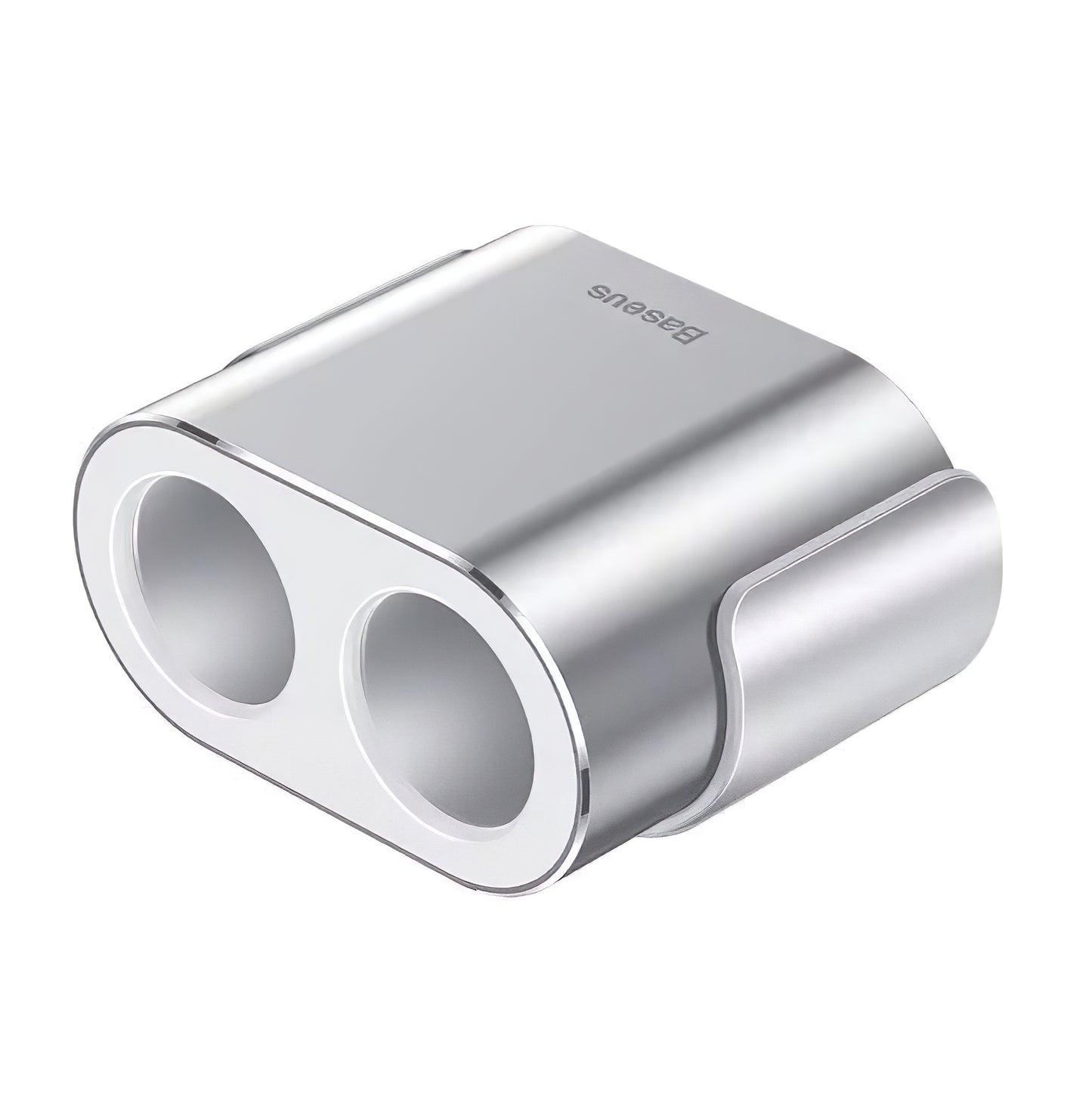 Vysokoúčinná nabíjačka do auta Baseus, 95 W, 2,1 A, 2 x predĺženie do cigaretového zapaľovača - 2 x USB-A, strieborná CRDYQ-0S