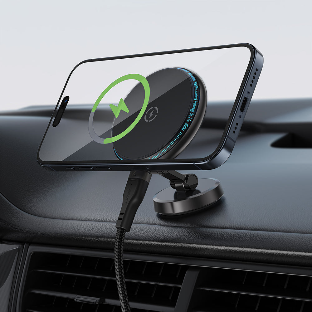 Bezdrôtová autonabíjačka Acefast D30, 15W, 1.67A, čierna