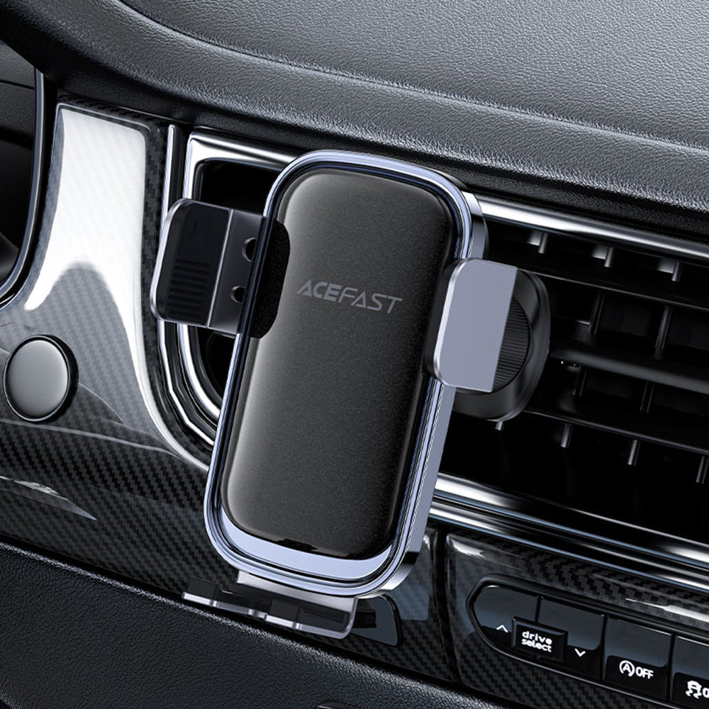 Bezdrôtová autonabíjačka Acefast D39 so solárnym panelom, 15W, 1.67A, čierna