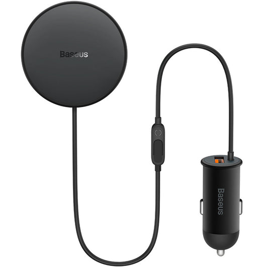Bezdrôtová autonabíjačka Baseus CW01, 40W, 3A, Čierna C40141000111-01