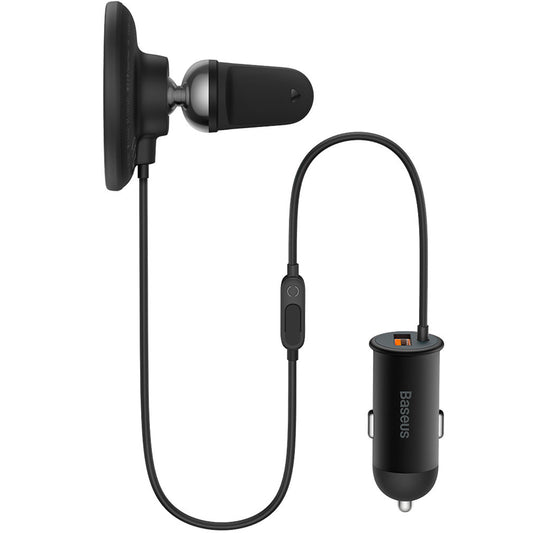 Bezdrôtová autonabíjačka Baseus CW01, 40W, 3A, Čierna C40141000111-01