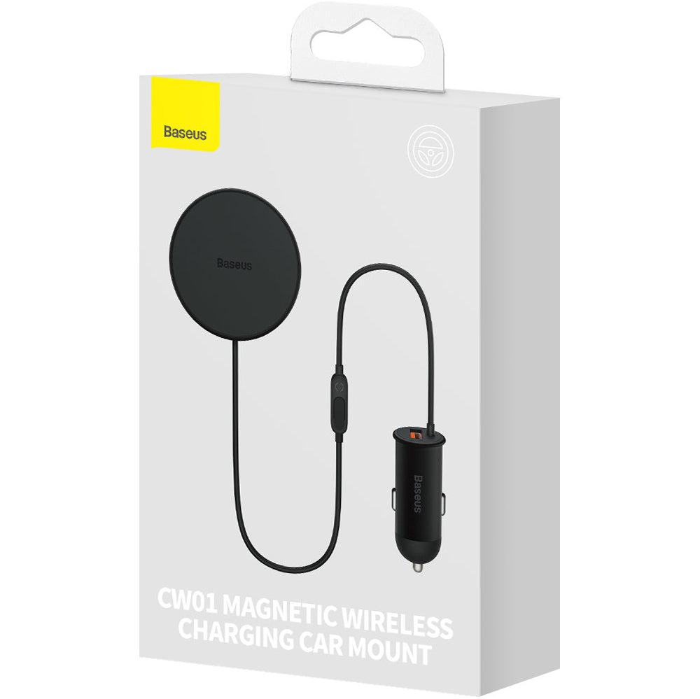 Baseus CW01 Wireless Car Charger, 40W, 3A, Black C40141000111-01