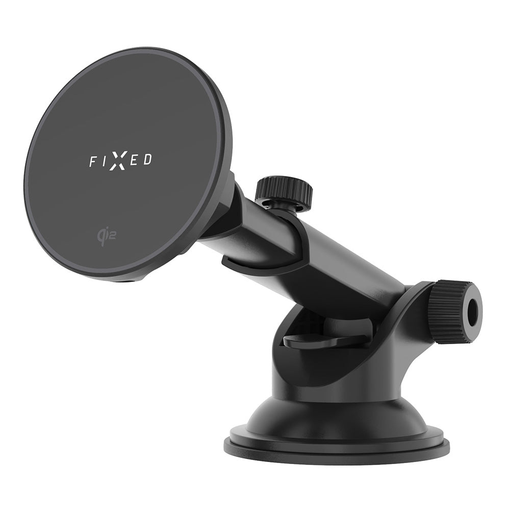 Bezdrôtová nabíjačka do auta Fixed MagRound 2 XL, 15W, 1.67A, čierna