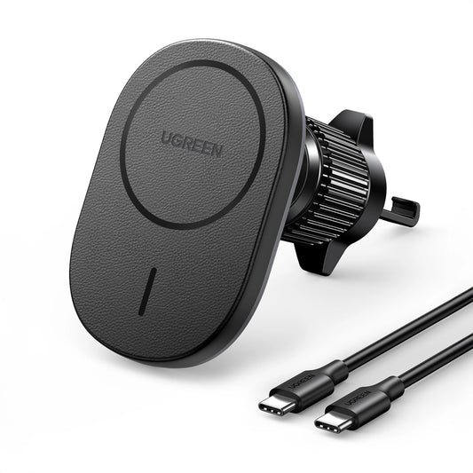Bezdrôtová autonabíjačka UGREEN CD345 Vent, 15W, 1.67A, Čierna