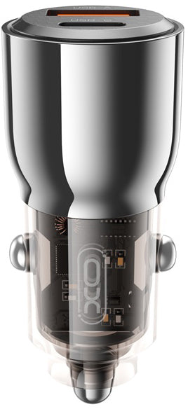 Auto nabíjačka XO Design CC58, 95W, 3.25A, 1 x USB-A - 1 x USB-C, Čierna