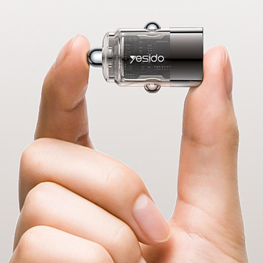 Auto nabíjačka Yesido Y67, 45W, 3A, 1 x USB-C, Čierna