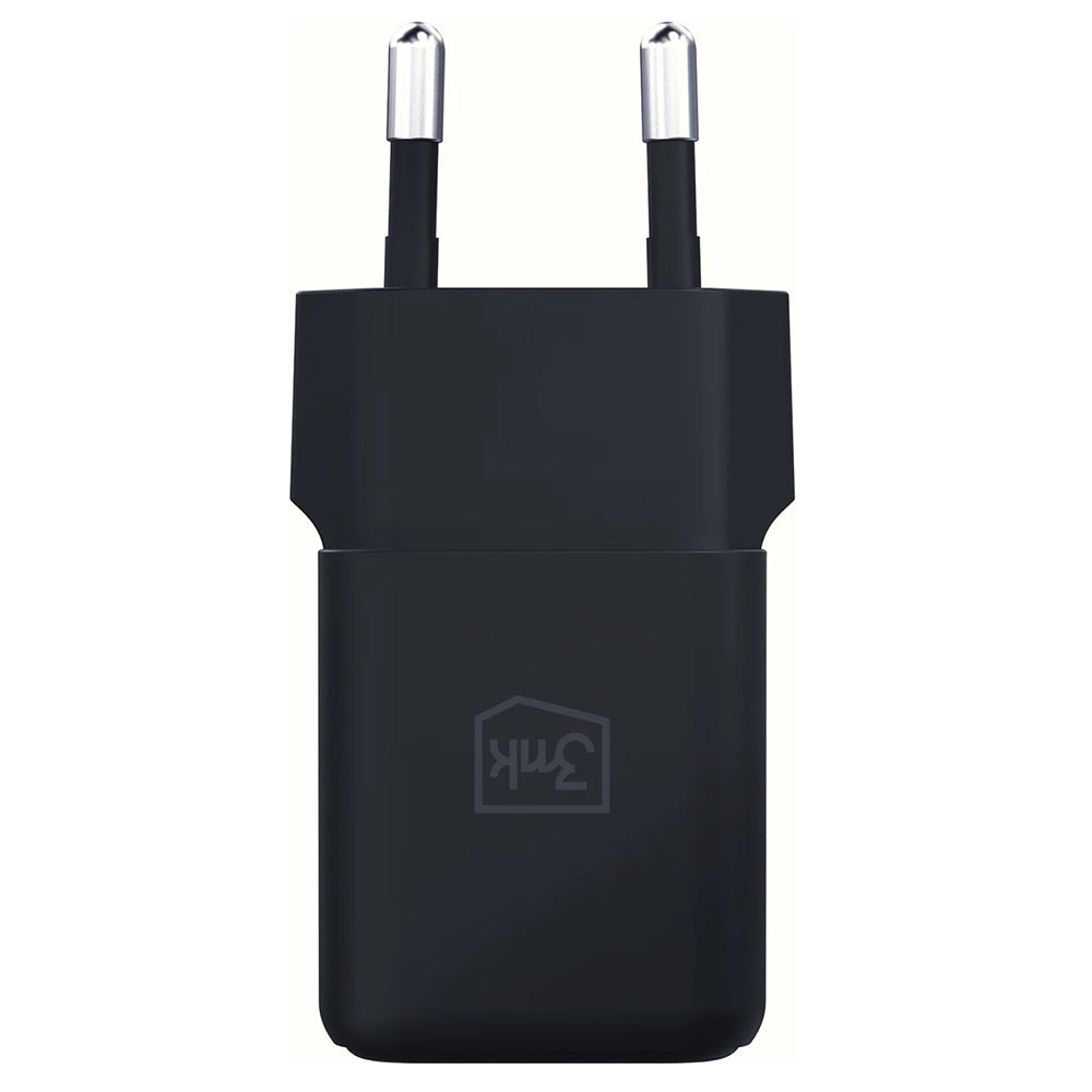 Sieťová nabíjačka 3MK Hyper, 20W, 3A, 1 x USB-A - 1 x USB-C, Čierna