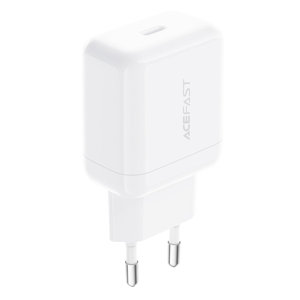 Sieťová nabíjačka Acefast A130, 20W, 3A, 1 x USB-C, Biela