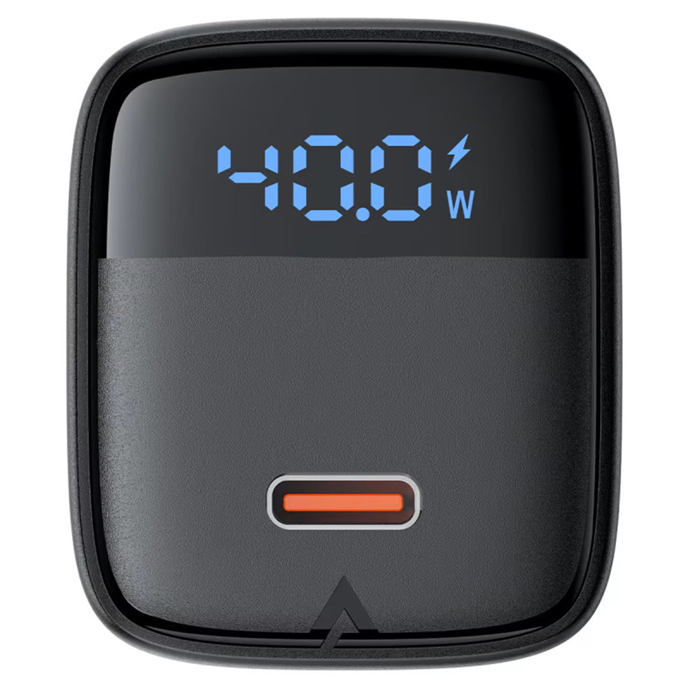 Sieťová nabíjačka Acefast A135 Display, 45W, 3A, 1 x USB-C, Čierna