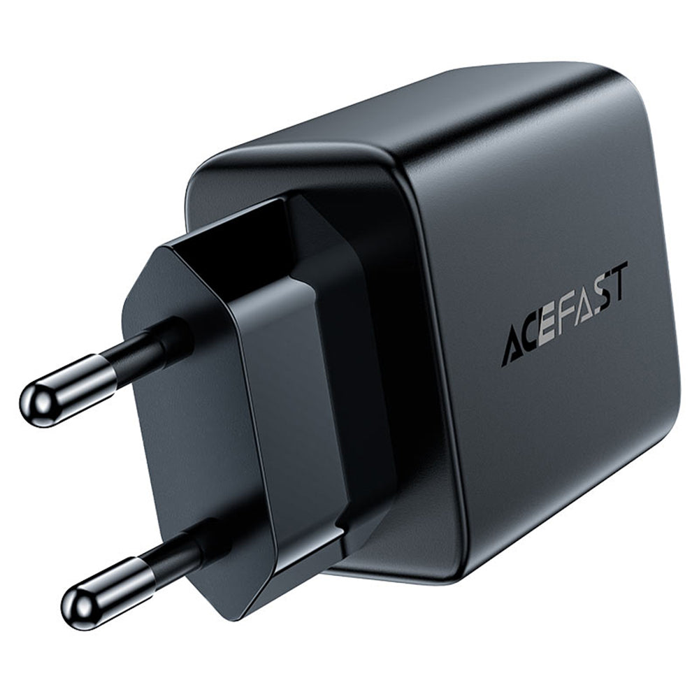 Sieťová nabíjačka Acefast A33, 18W, 3A, 2 x USB-A, Čierna