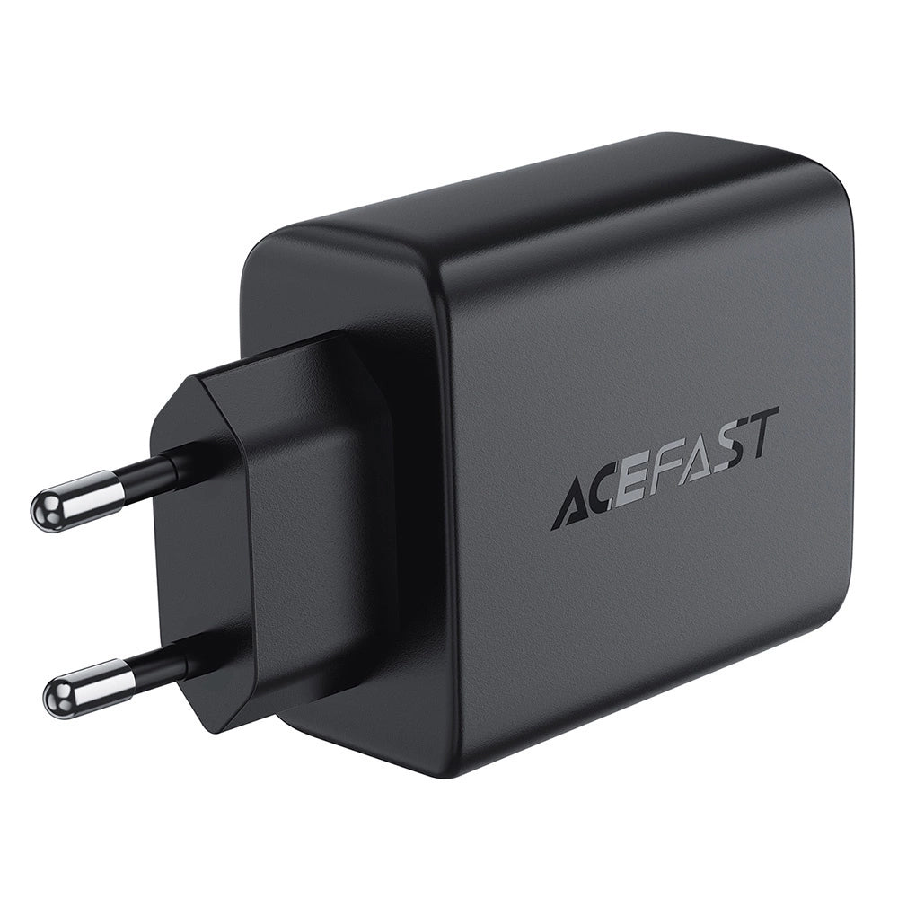 Sieťová nabíjačka Acefast A61, 45W, 3A, 2 x USB-A - 2 x USB-C, čierna