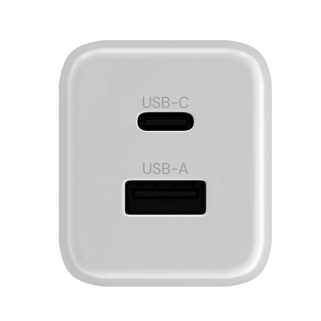 Sieťová nabíjačka Allity. ATC-01-45WCC Fast, 45W, 3A, 1 x USB-A - 1 x USB-C, Biela