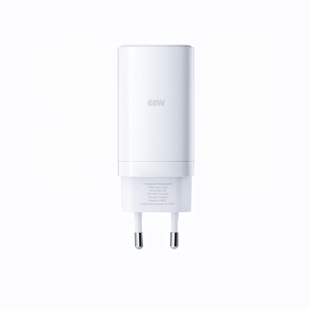 Sieťová nabíjačka Allity. ATC-01-65WACC Fast, 65W, 3.25A, 1 x USB-A - 2 x USB-C, Biela