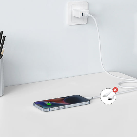 Sieťová nabíjačka Anker 312, 20 W, 3A, 1 x USB-A - 1 x USB-C, biela A2348G21
