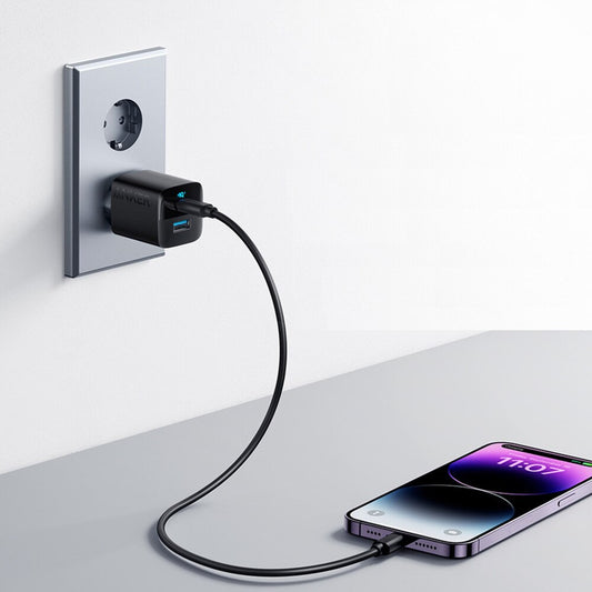 Sieťová nabíjačka Anker 323, 33 W, 3A, 1 x USB-A - 1 x USB-C, čierna A2331G11