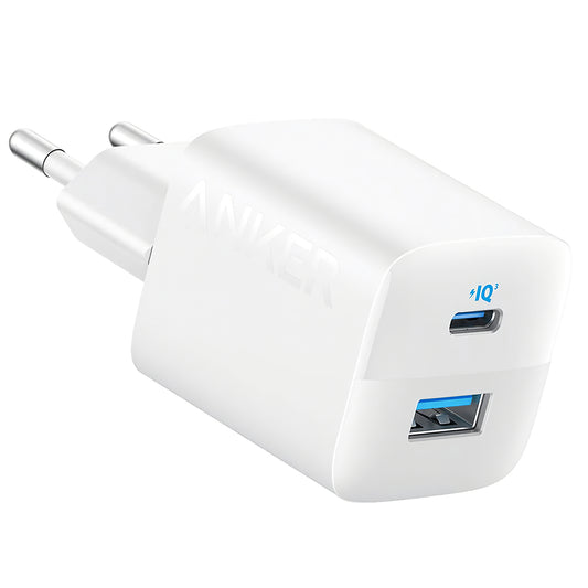 Sieťová nabíjačka Anker 323, 33 W, 3A, 1 x USB-A - 1 x USB-C, biela A2331G21