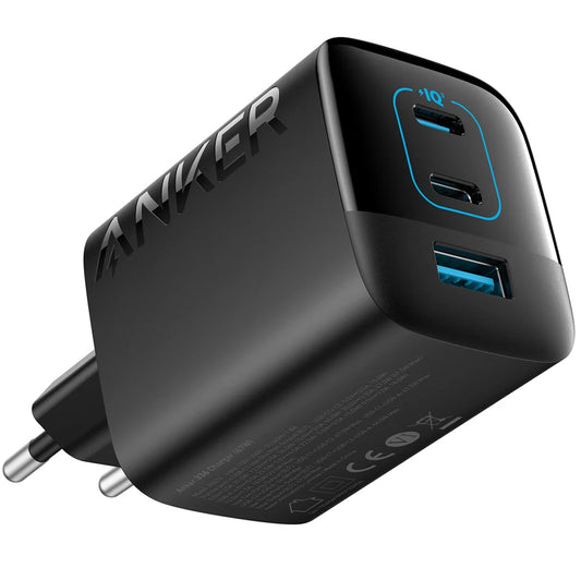 Sieťová nabíjačka Anker 336, 67 W, 3,25 A, 1 x USB-A - 2 x USB-C, čierna A2674G11
