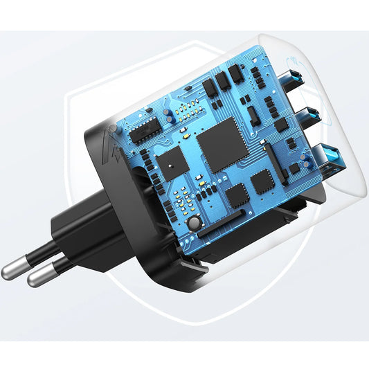 Sieťová nabíjačka Anker 336, 67 W, 3,25 A, 1 x USB-A - 2 x USB-C, čierna A2674G11
