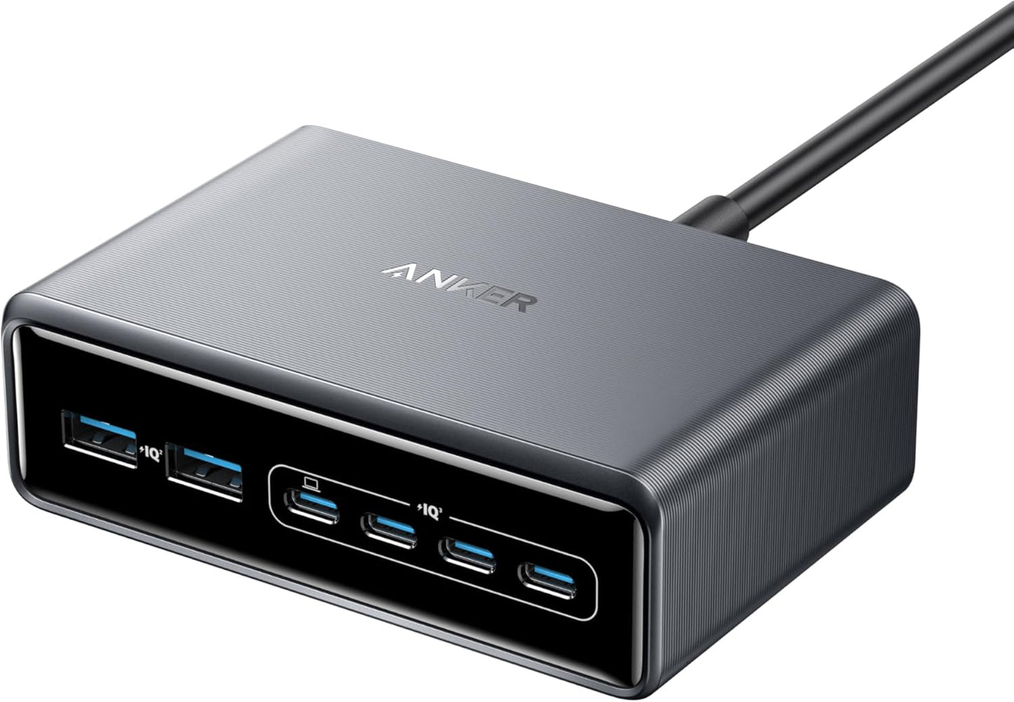 Nabíjačka Anker Prime Station, 200 W, 3A, 2 x USB-A - 4 x USB-C, čierna A2683341