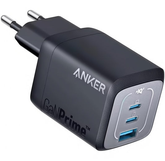 Sieťová nabíjačka Anker Prime, 67 W, 5 A, 1 x USB-A - 2 x USB-C, čierna A2669313