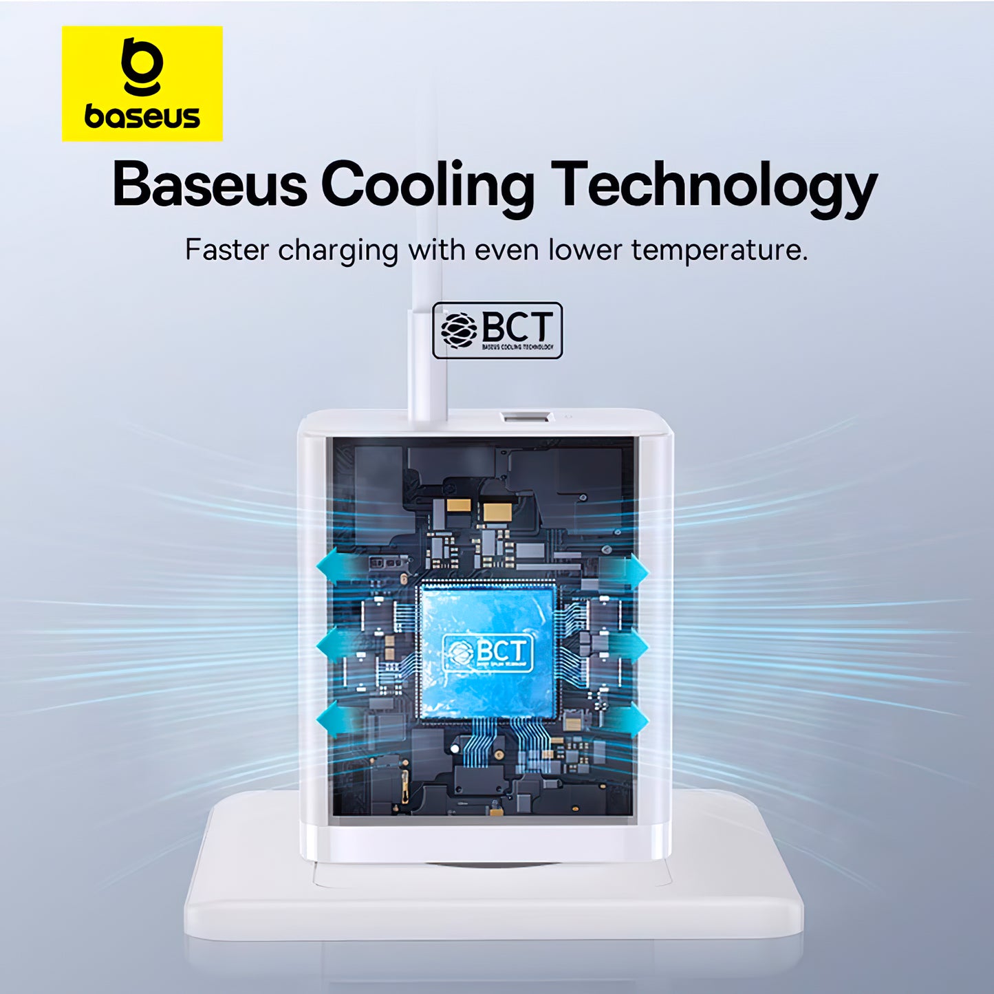 Sieťová nabíjačka Baseus Cube, 30 W, 2,4 A, 1 x USB-A - 1 x USB-C, biela P10111404213-00